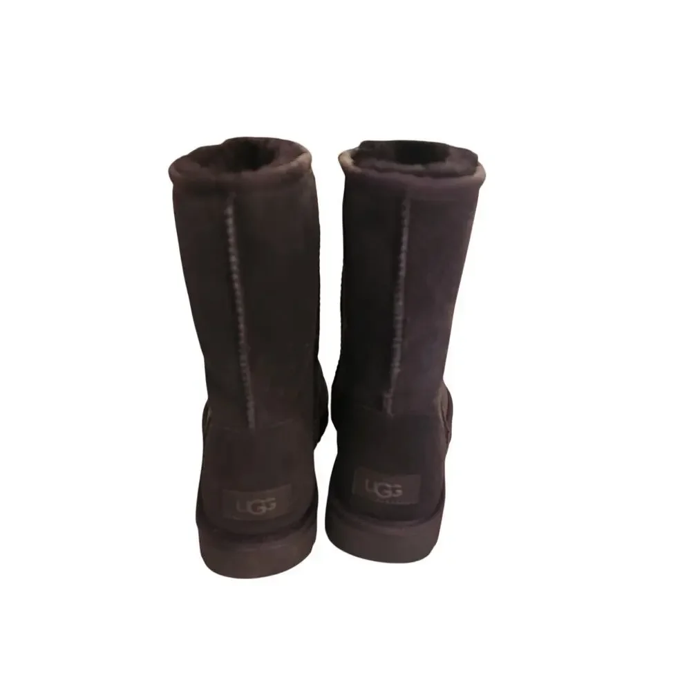NIB UGG Women's Classic Short II Black 8 *Flaw